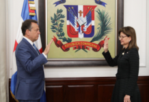 Vicepresidenta juramenta a Víctor Bisonó como nuevo ministro de Relaciones Exteriores